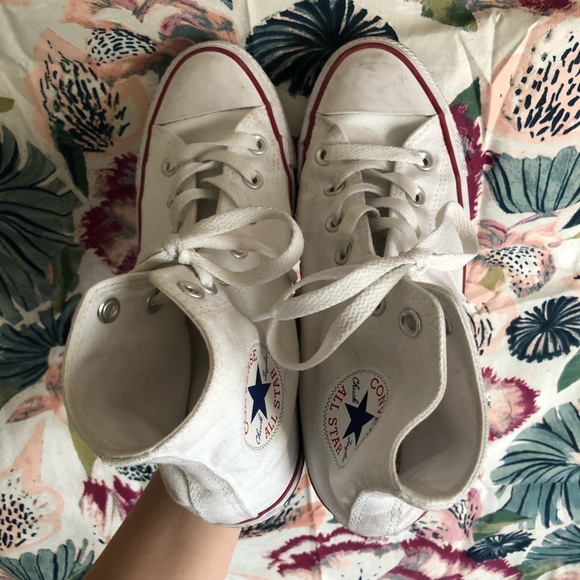 white high top converse - Picture 3 of 6